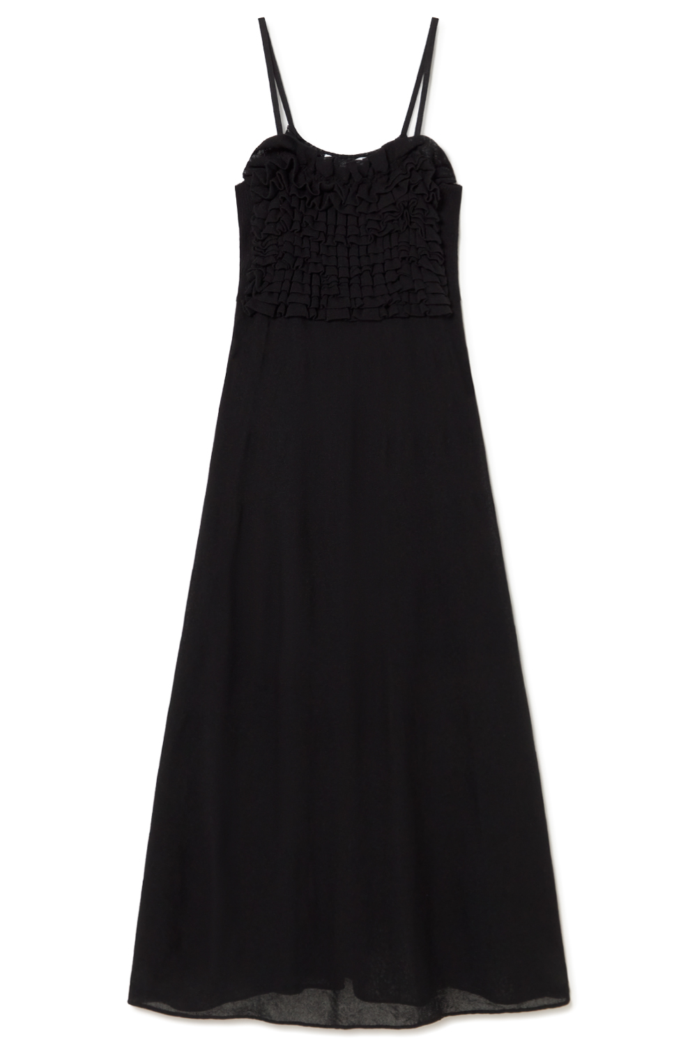 Vestido de punto con volantes 7