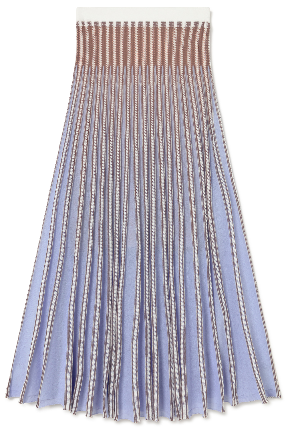 Falda de punto radial a rayas | ICONIC PIECES 6