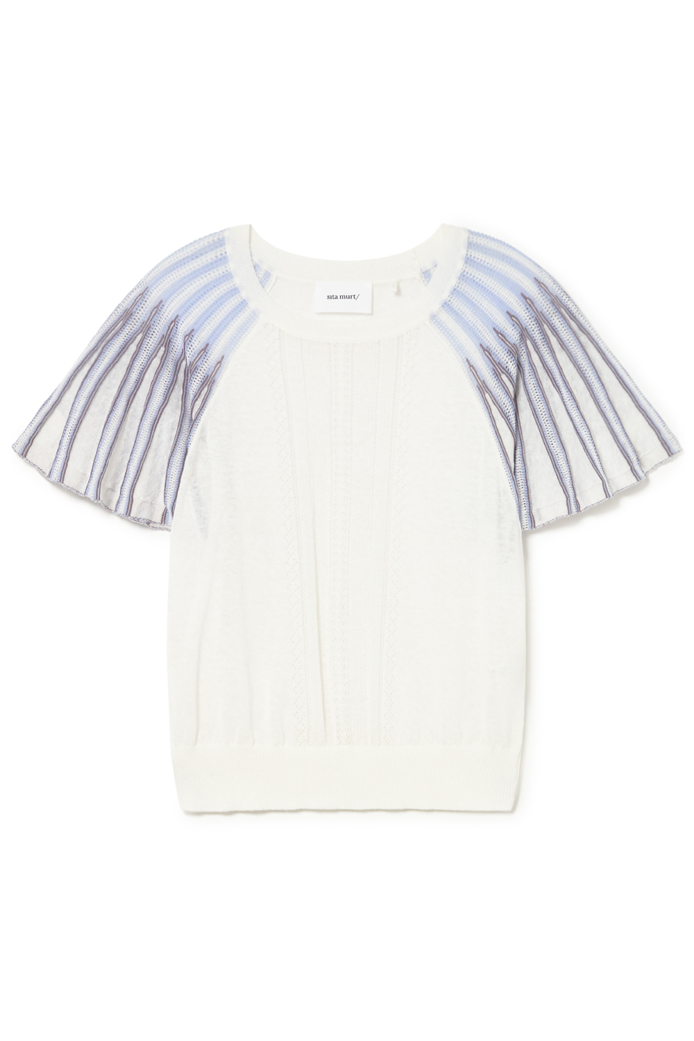 Radial flared sleeve sweater | ICONIC PIECES 2