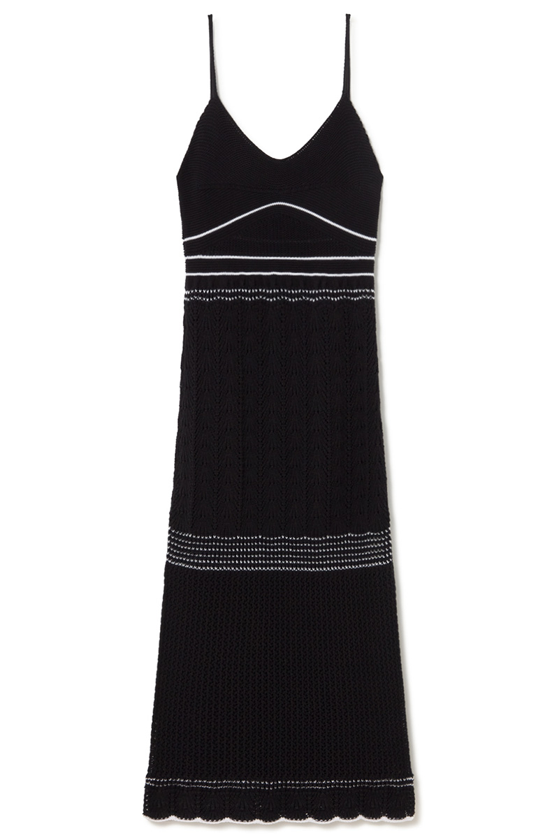 Knit strap dress 3