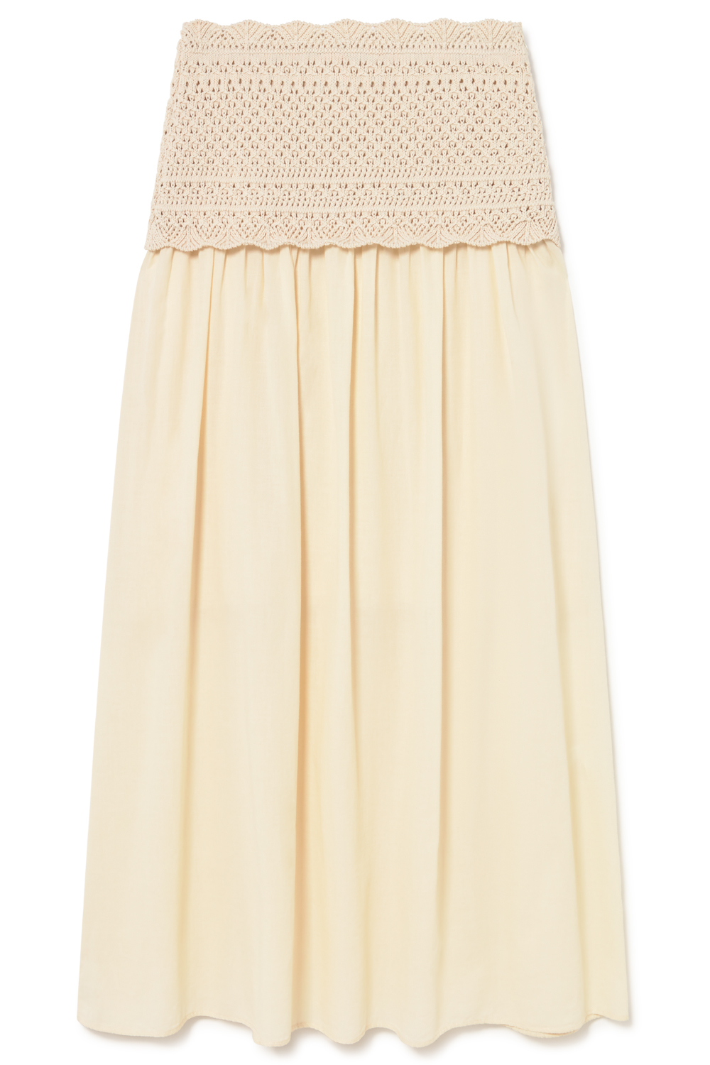 Mixed knit and woven skirt | ICONIC PIECES 2