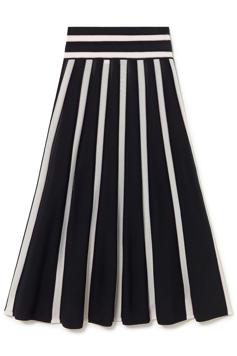 Radial Striped Skirt | ICONIC PIECES 2