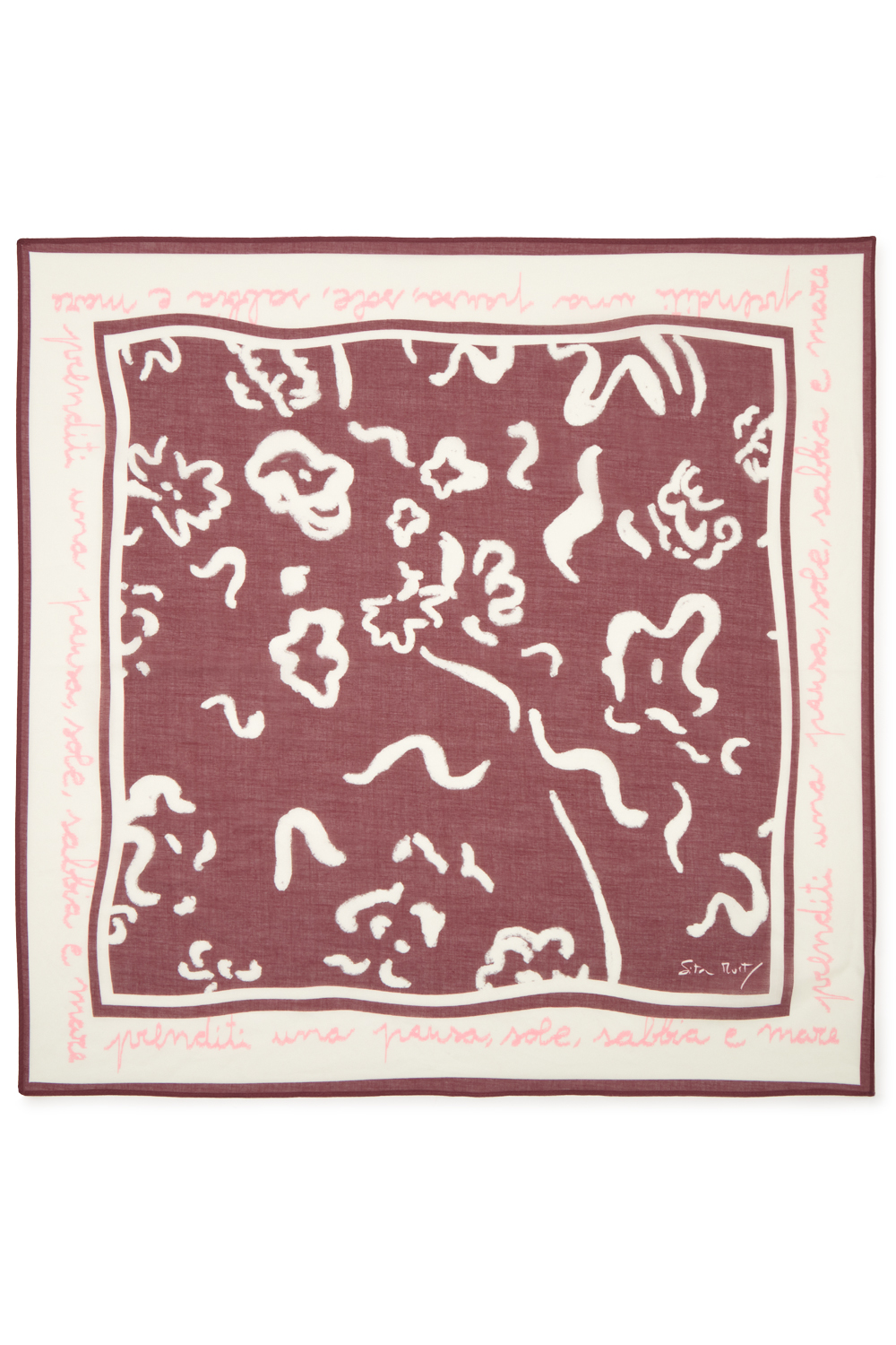 Light cotton voile scarf 4