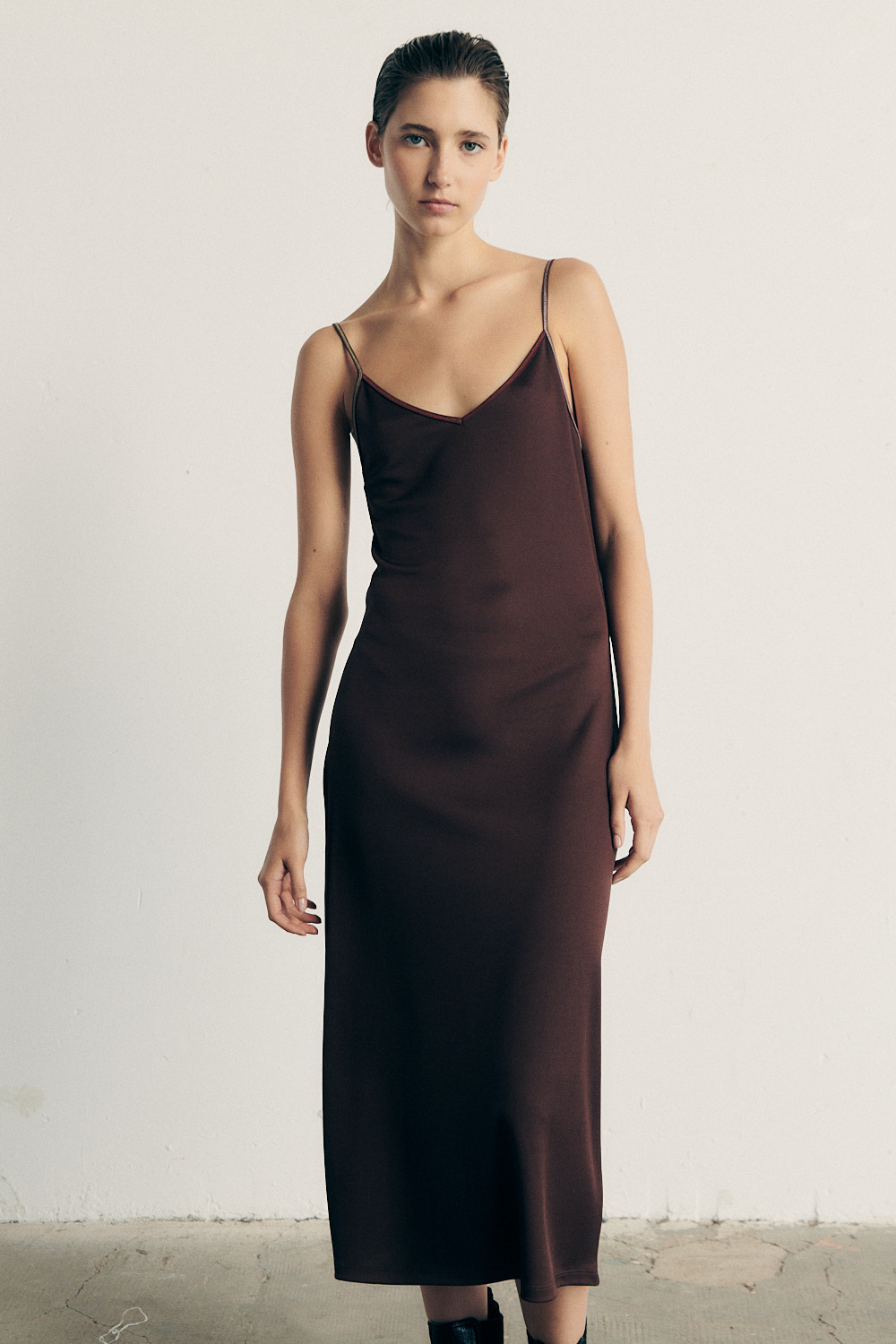 Vestido punto 2025 tirantes