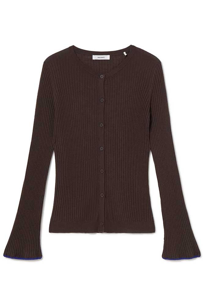 Ribbed crochet cardigan