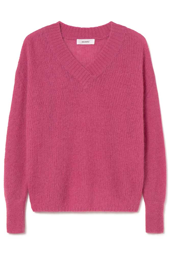 Seed stitch sweater