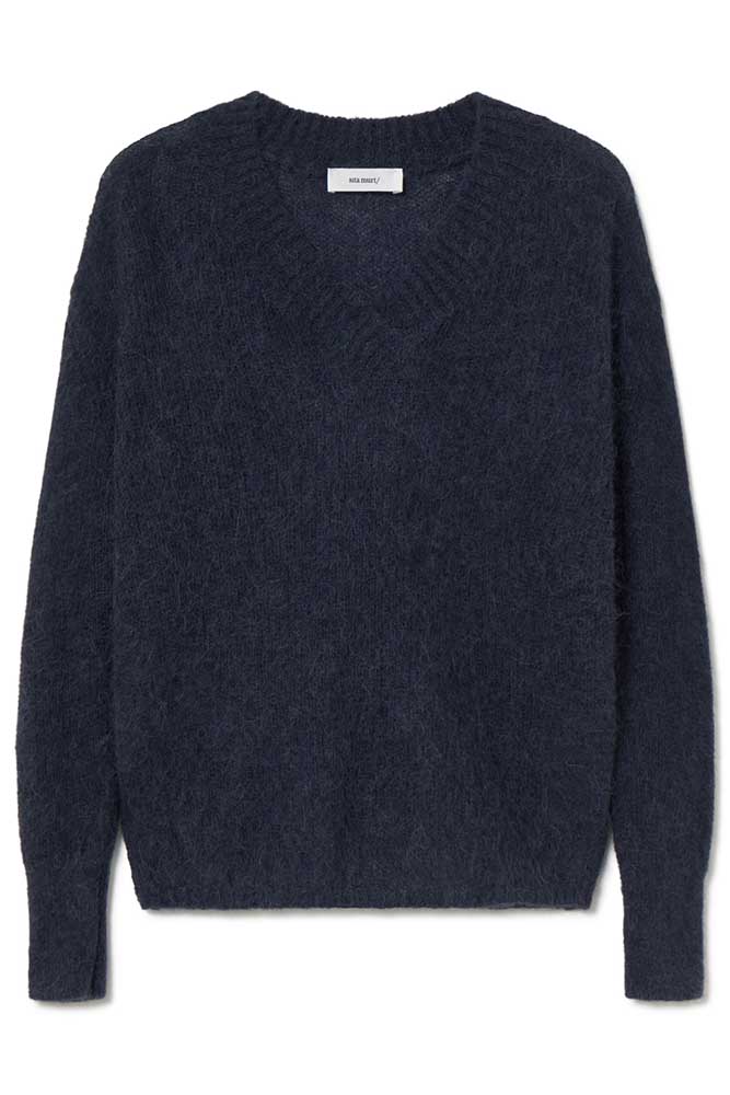 Seed stitch sweater