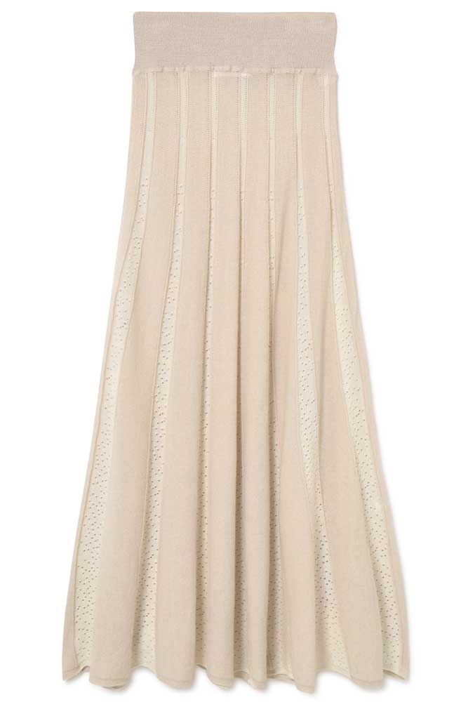 Radial knit skirt | ICONIC PIECES