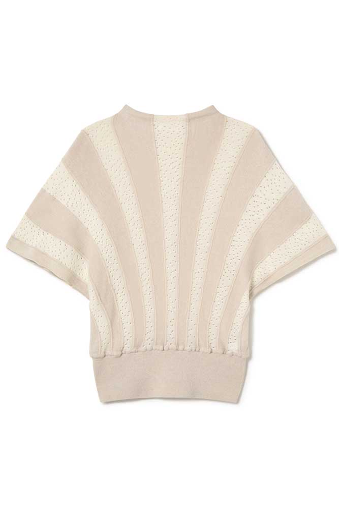 Radial knit poncho | ICONIC PIECES