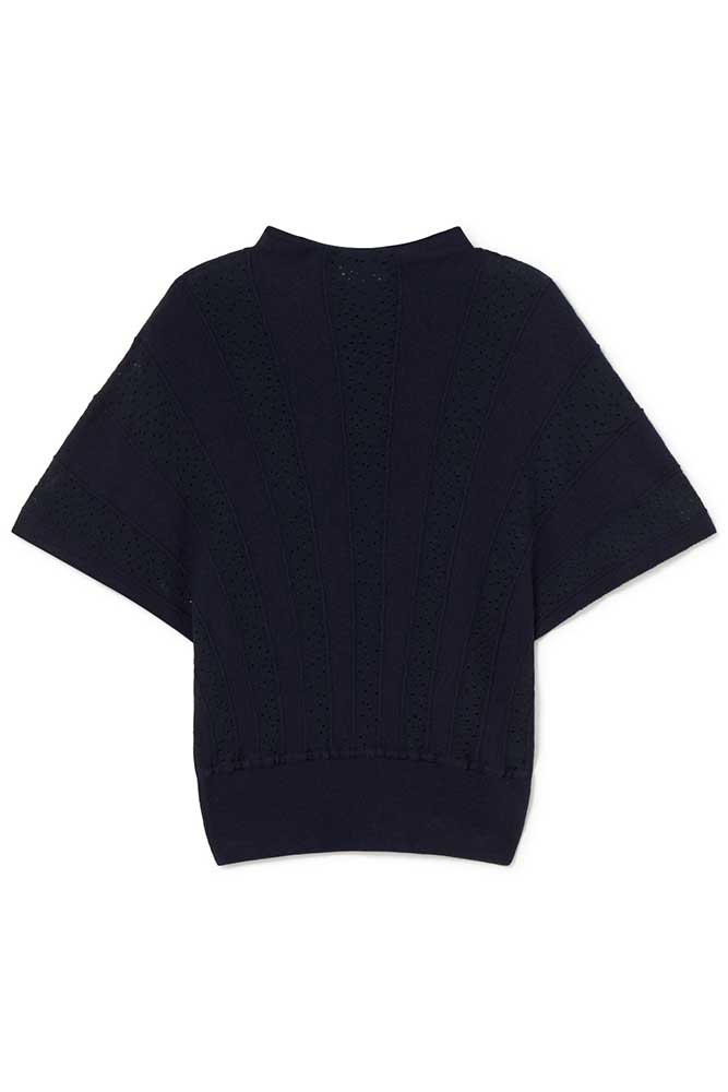 Radial knit poncho | ICONIC PIECES