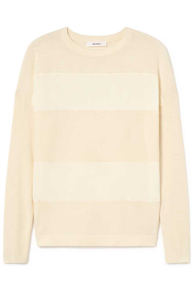 Two-material sweater | ICONIC PIECES