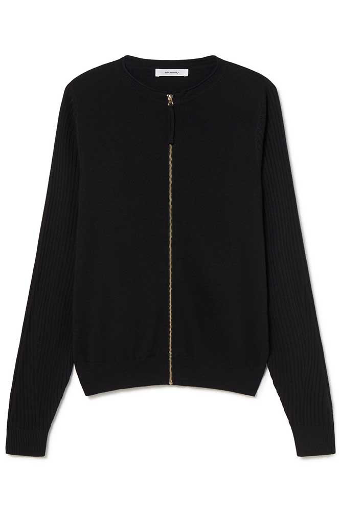 Mixed-material jacket | ICONIC PIECES