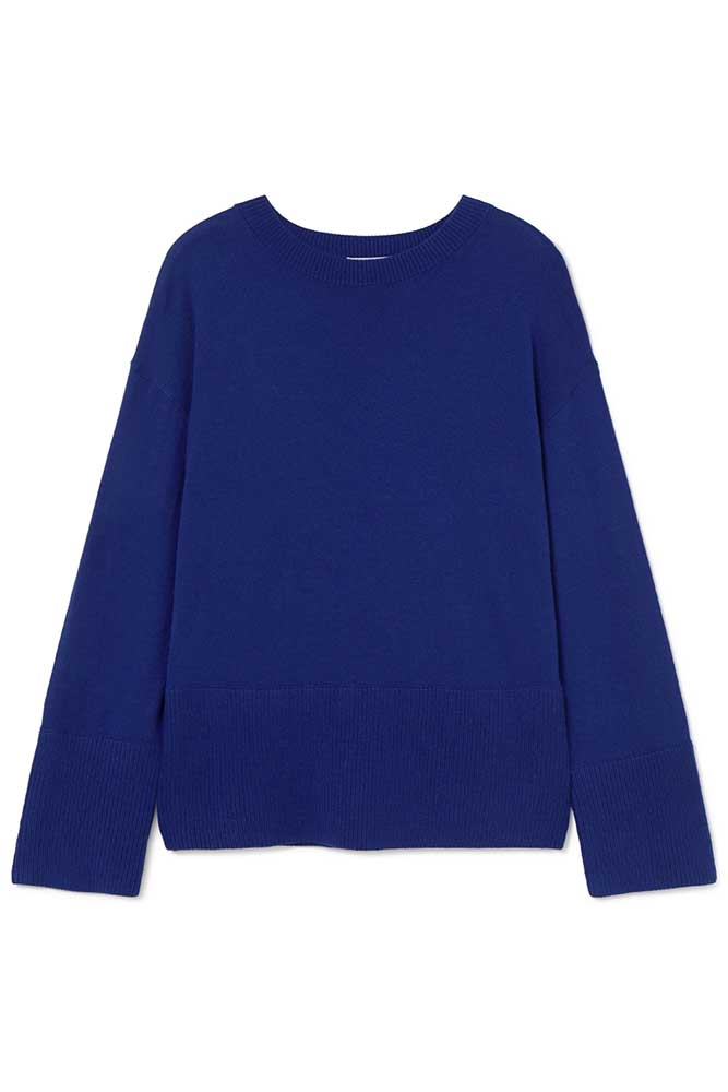 Multi-gauge sweater