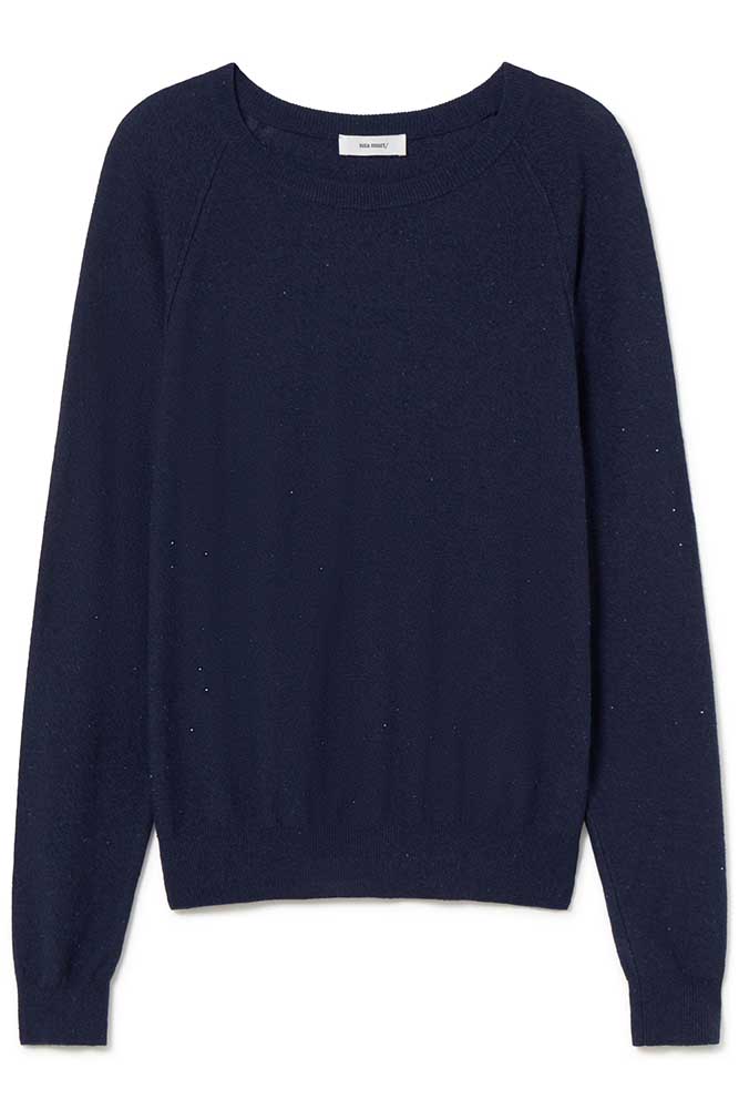 Sequin knit sweater