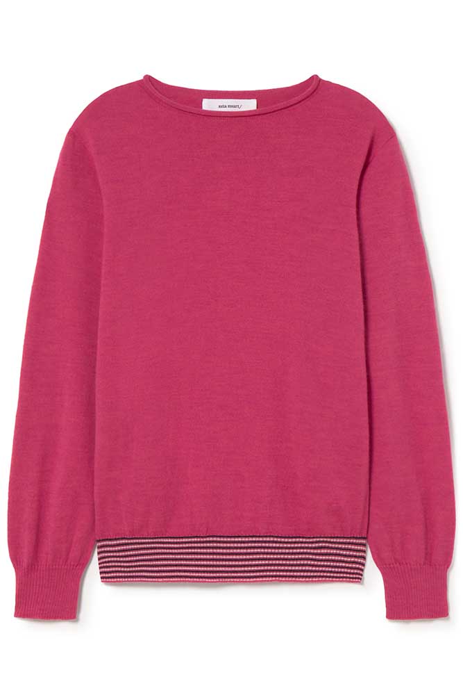 Seamless crew sweater