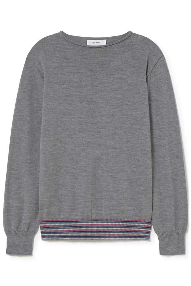Seamless crew sweater