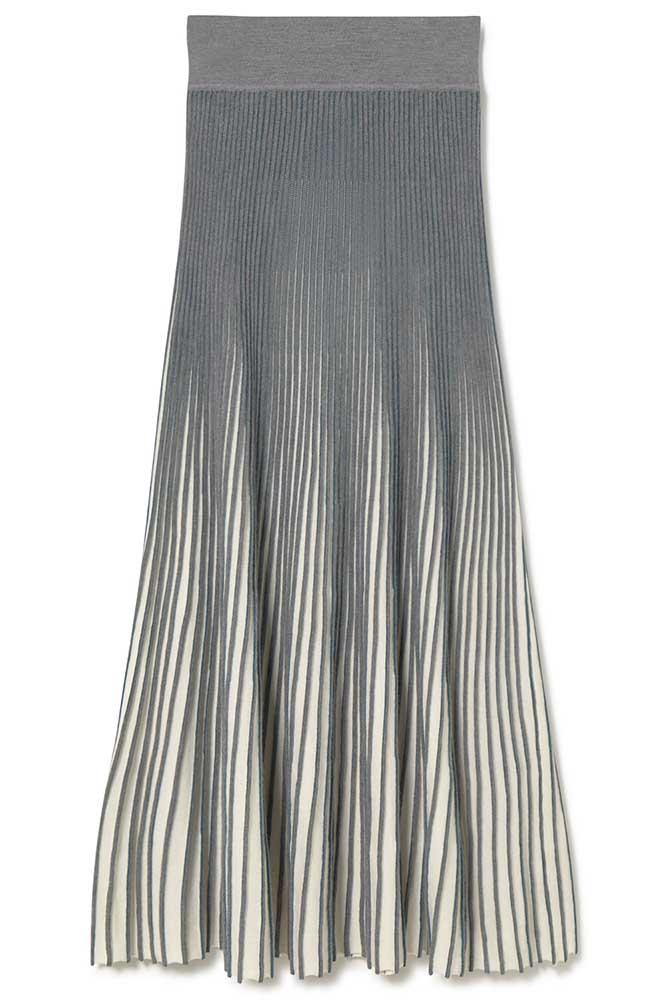 Radial stripe skirt | ICONIC PIECES