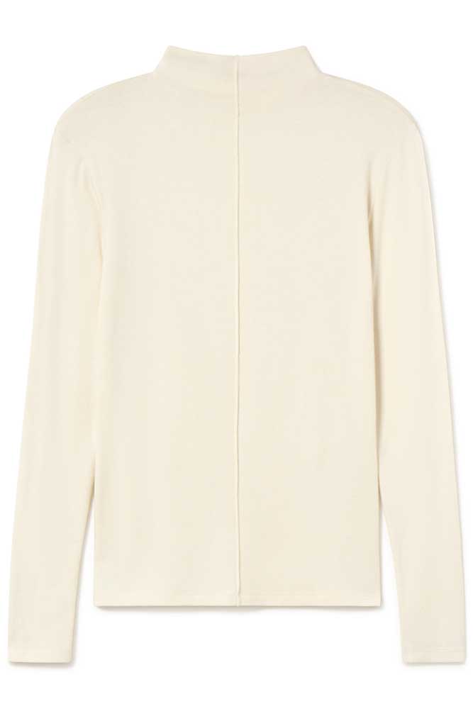 High-neck T-shirt