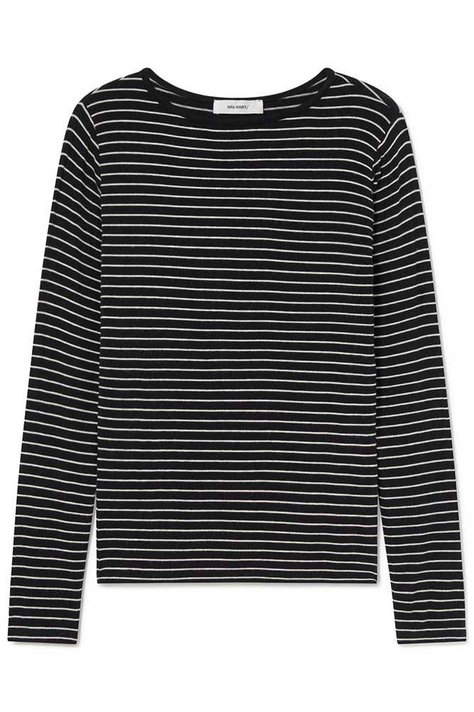 Boat neck T-shirt
