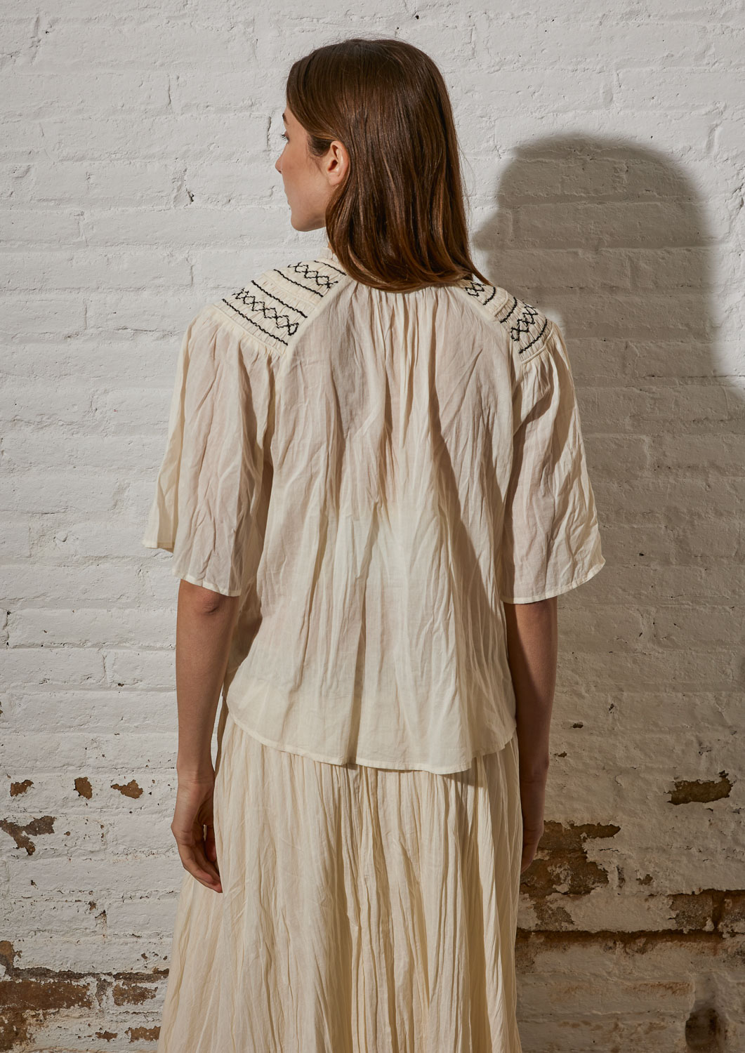 Blusa efecto arrugado 4