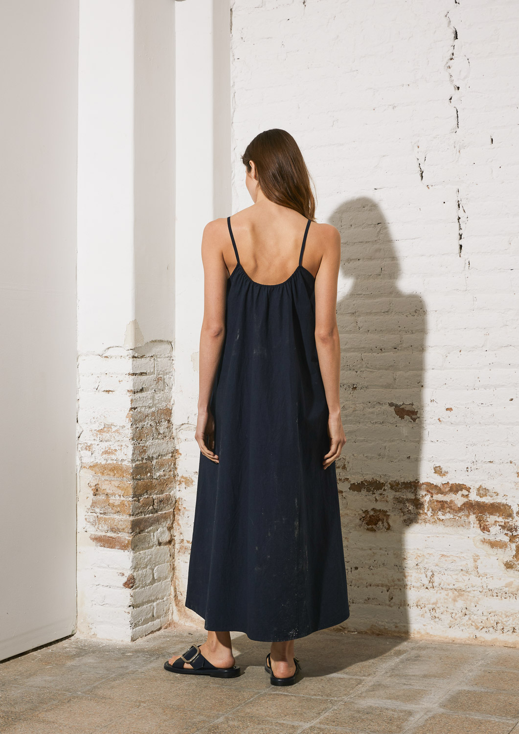 Vestit de tirants en popelín 5