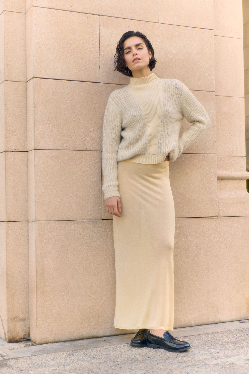 Textured knit sweater 3