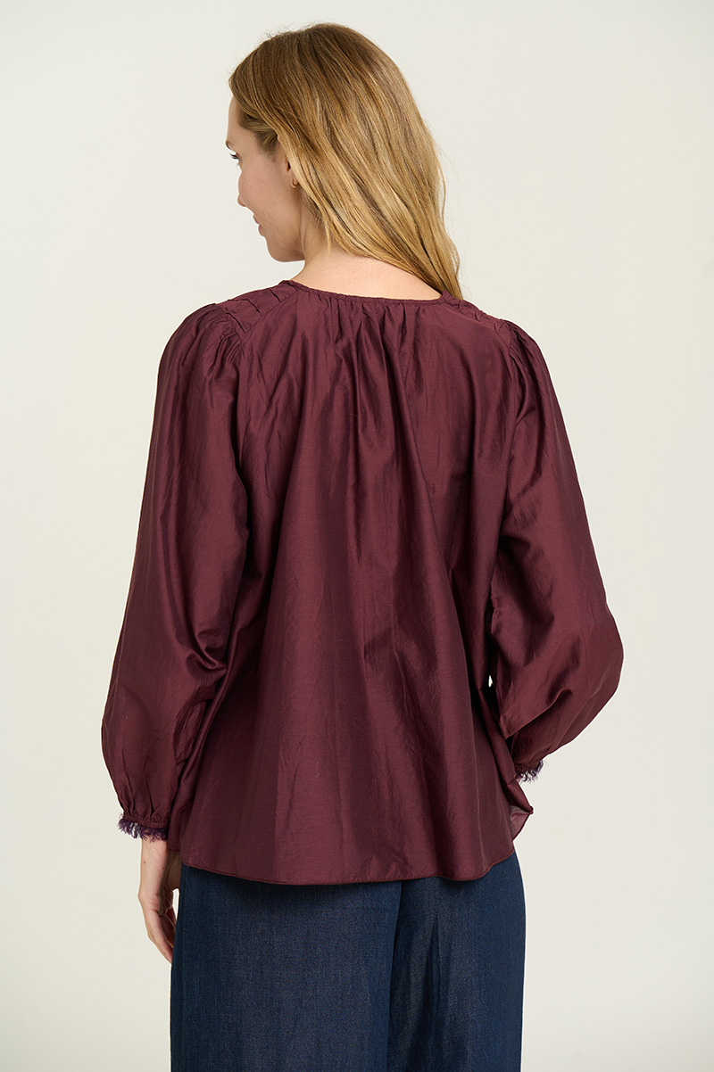 Blouse with pleated detail 3