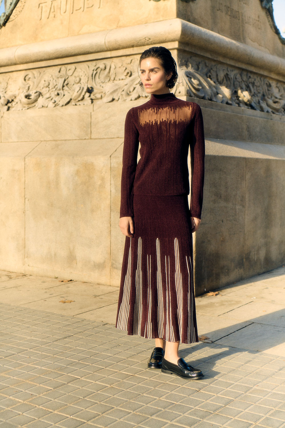 Midi radial skirt 1