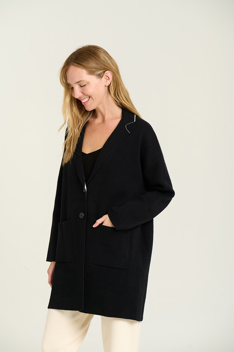 Oversized knit blazer 3