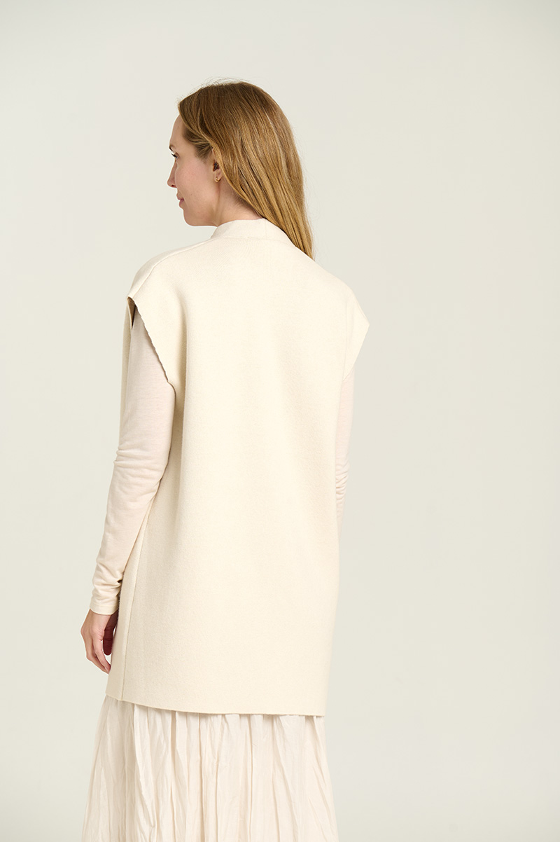 Straight knit vest 5