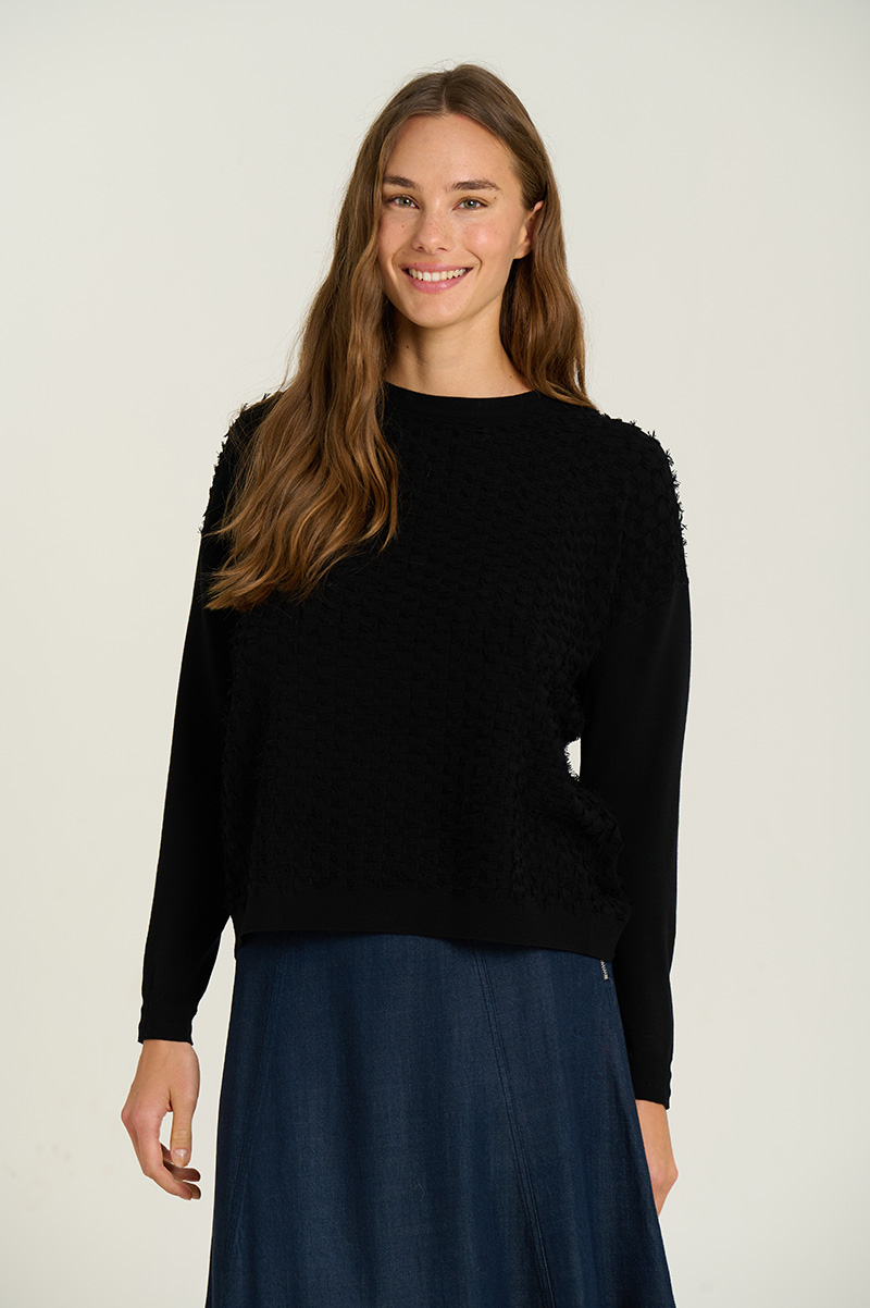 Sweater with ribs 3