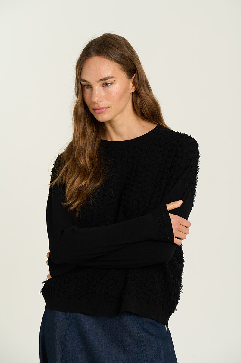 Sweater with ribs 4