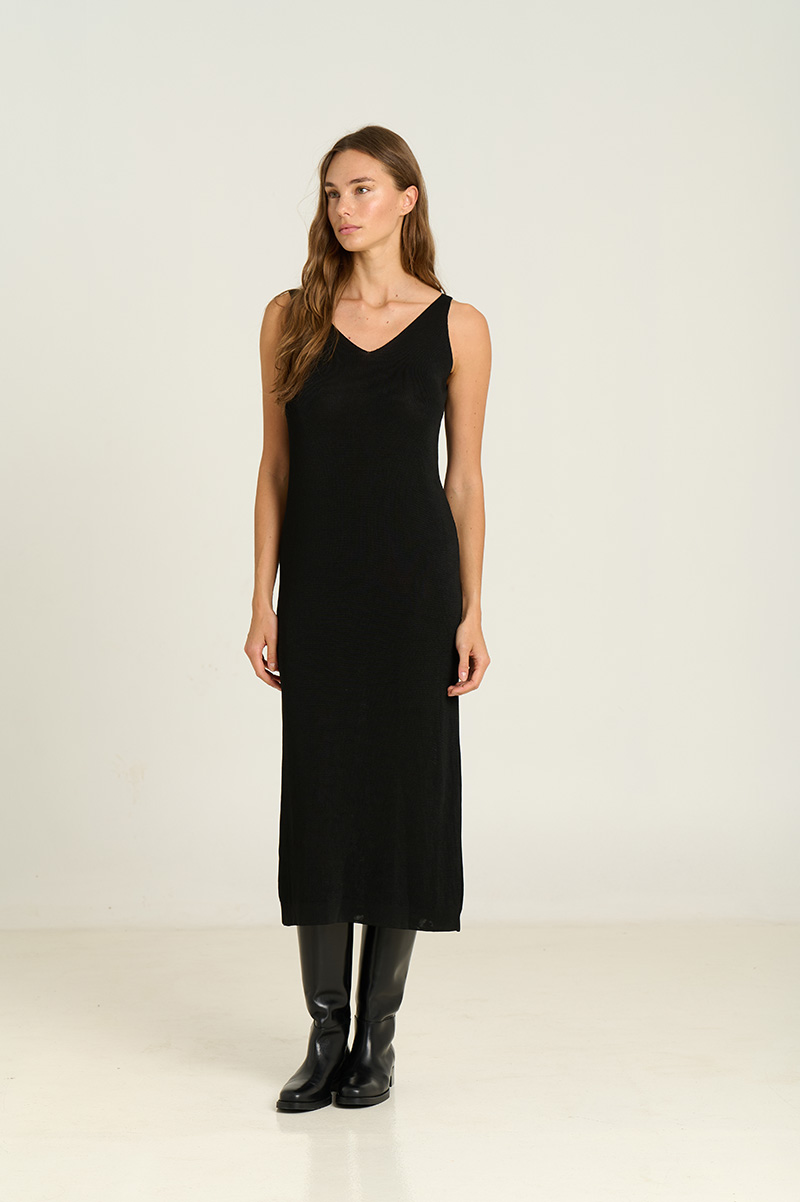 Two-piece knit dress 1