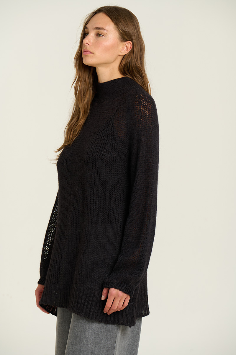 Oversized high-neck sweater 3