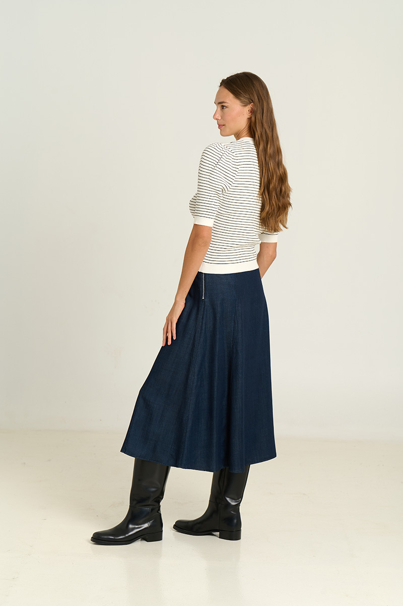 Ribbed short-sleeve sweater 2