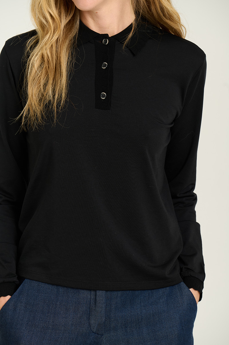 Polo collar shirt 1