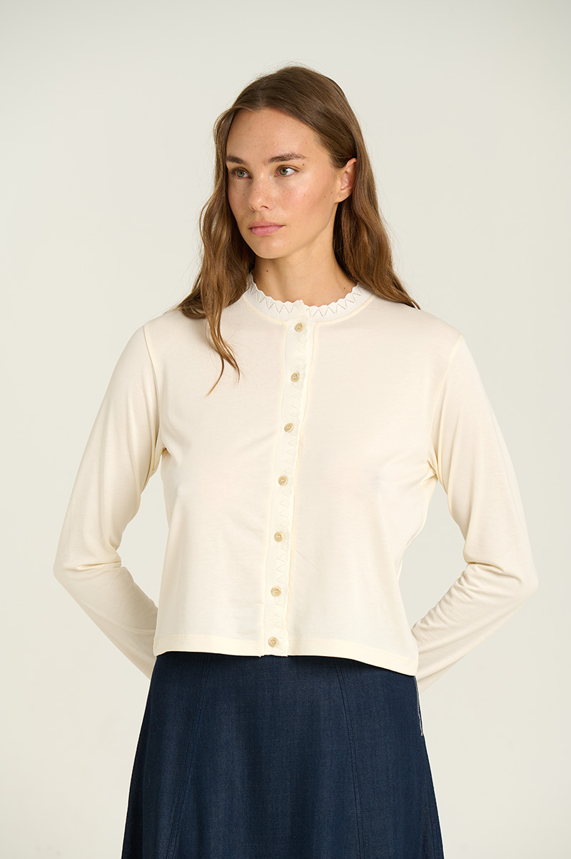 Fine long-sleeve jacket 1