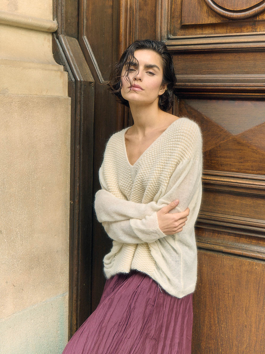 Cape sweater 2
