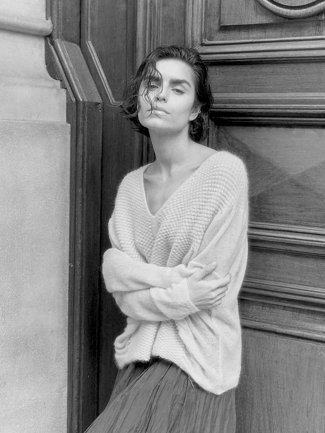 Cape sweater