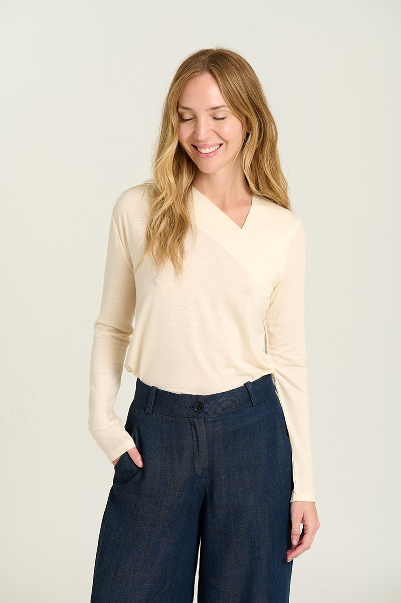 Asymmetric neckline shirt 3