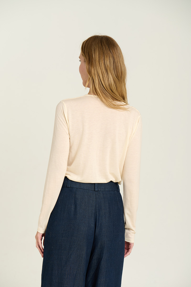 Asymmetric neckline shirt 2