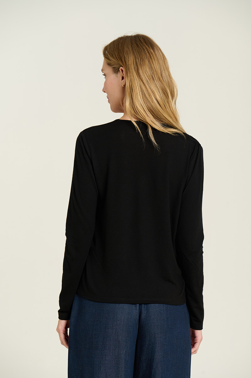Asymmetric neckline shirt 2