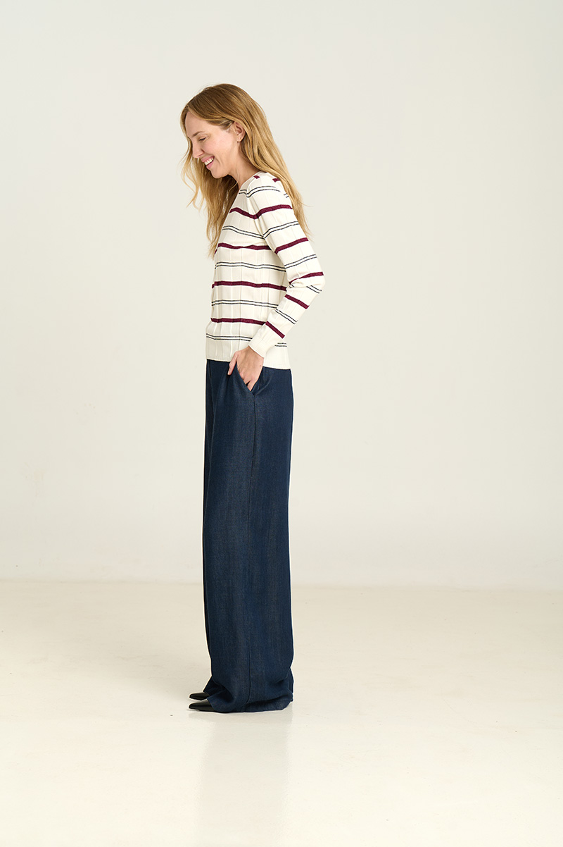 Lurex striped sweater 2