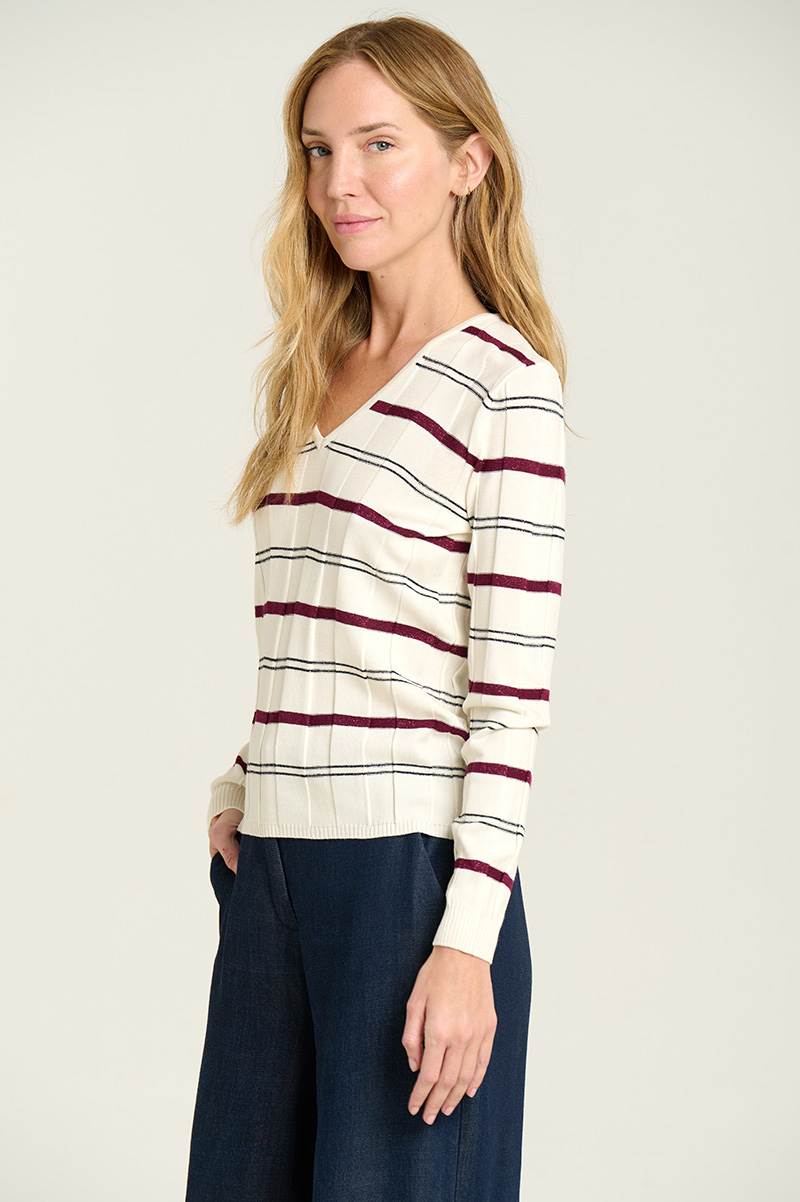 Lurex striped sweater 3