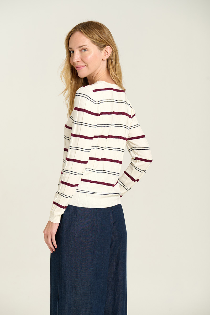 Lurex striped sweater 4