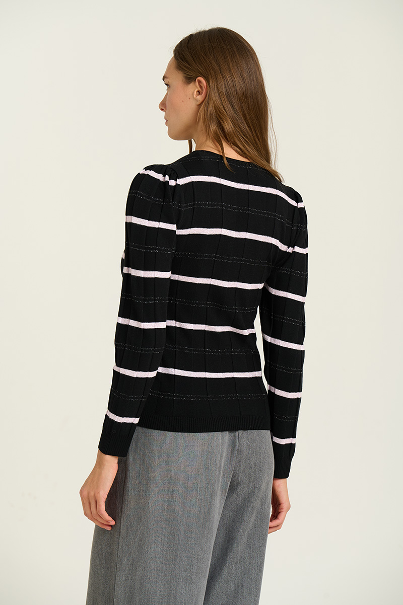 Lurex striped sweater 3