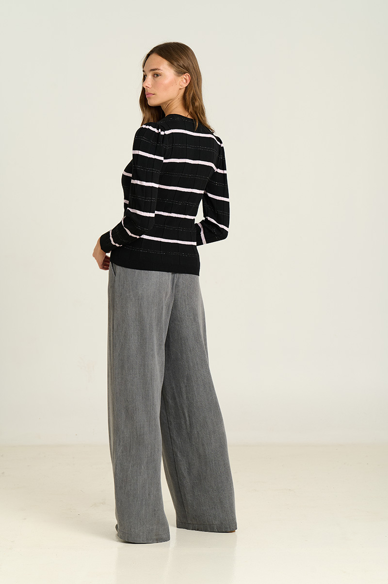 Lurex striped sweater 2