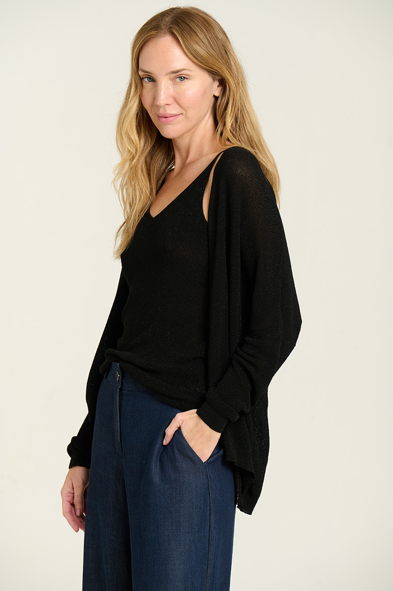 Oversized Lurex jacket 3