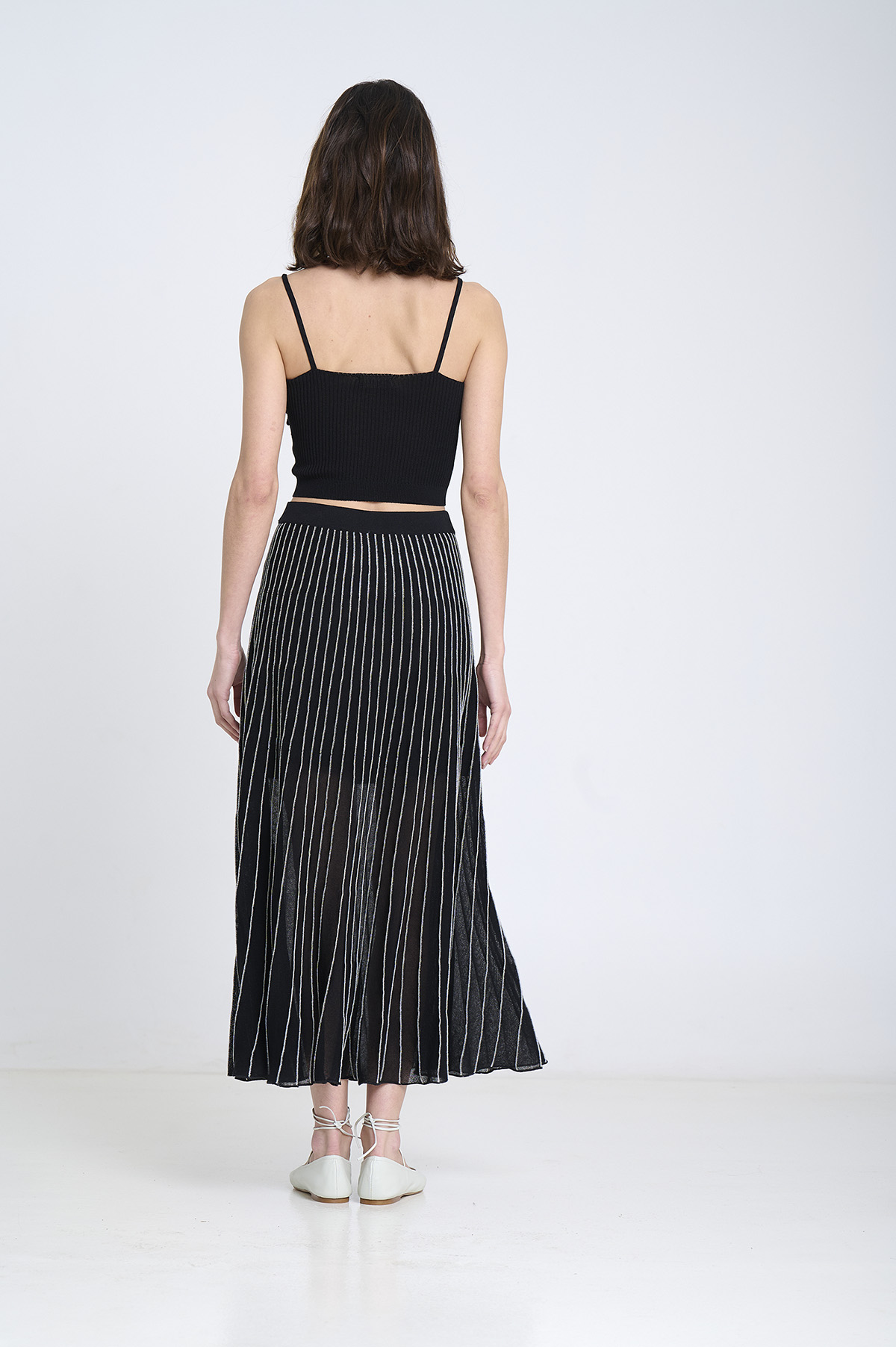 Top de punto con volantes 4