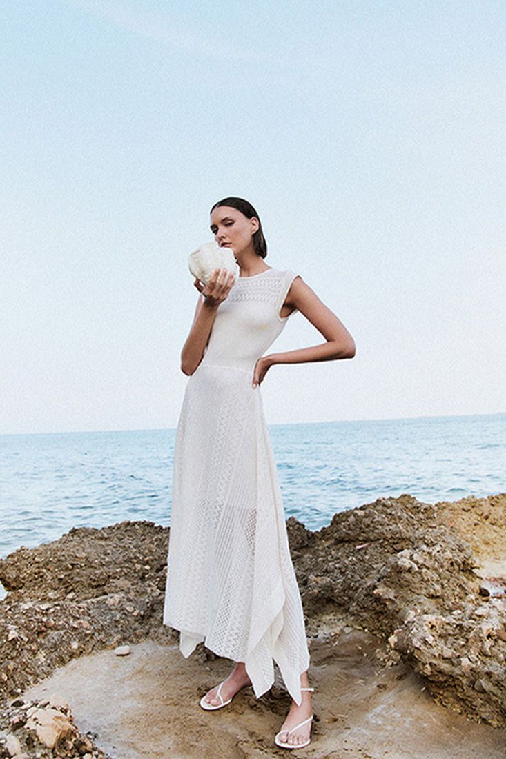 Asymmetrical Hem Dress